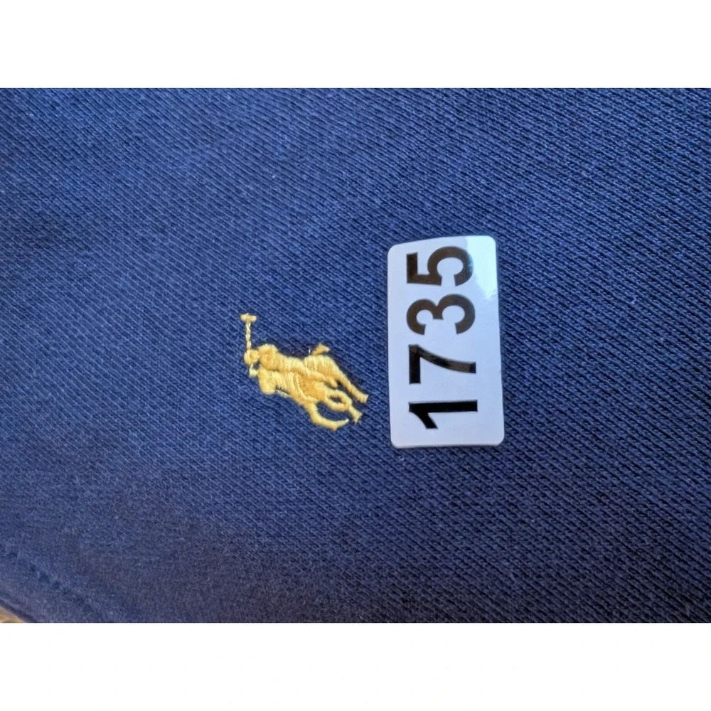 Polo Ralph Lauren Full Zip Hoodie Men Large Navy Pony Embroidered Old Money Prep